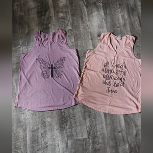 District Women's Tank Tops - Lavender and Peach